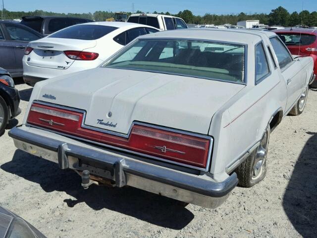 7J87H215961 - 1977 FORD T-BIRD GRAY photo 4