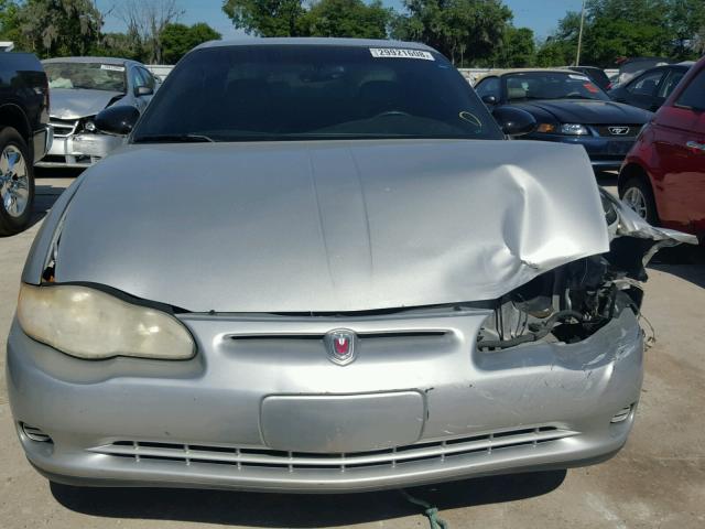 2G1WW15EX19294803 - 2001 CHEVROLET MONTE CARL 银色 照片 9