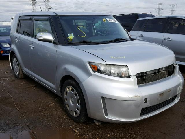 JTLKE50EX81019507 - 2008 TOYOTA SCION XB SILVER photo 1