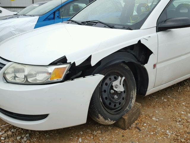 1G8AJ52F05Z114321 - 2005 SATURN ION LEVEL WHITE photo 9
