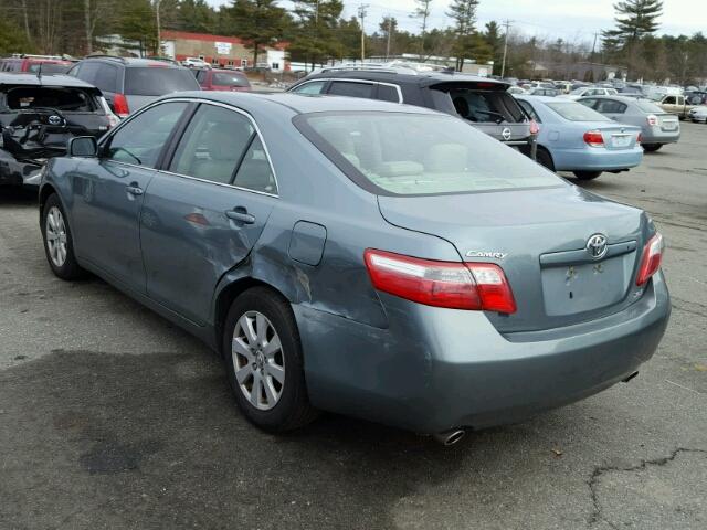 4T1BK46K78U565011 - 2008 TOYOTA CAMRY LE TEAL photo 3