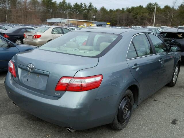 4T1BK46K78U565011 - 2008 TOYOTA CAMRY LE TEAL photo 4