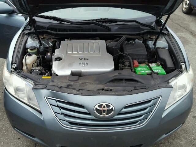 4T1BK46K78U565011 - 2008 TOYOTA CAMRY LE TEAL photo 7