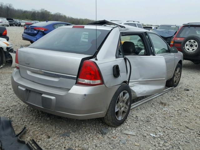 1G1ZT61806F195439 - 2006 CHEVROLET MALIBU MAX SILVER photo 4