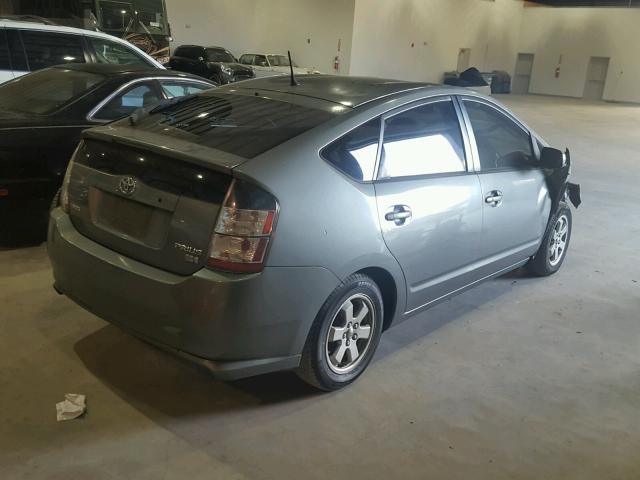 JTDKB22U753127669 - 2005 TOYOTA PRIUS GREEN photo 4