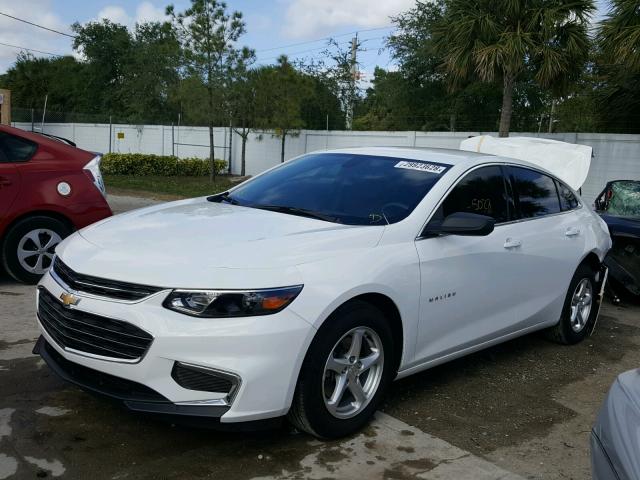 1G1ZB5ST4JF112586 - 2018 CHEVROLET MALIBU LS 白色 照片 2