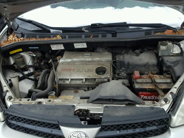 5TDZA23C85S360546 - 2005 TOYOTA SIENNA CE SILVER photo 7