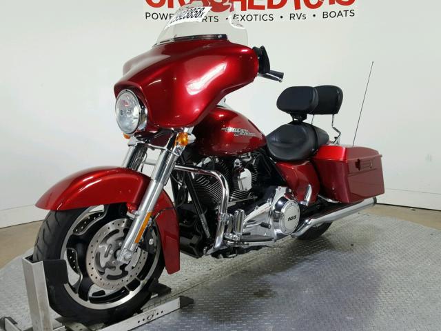 1HD1KBM12DB655704 - 2013 HARLEY-DAVIDSON FLHX STREE RED photo 4