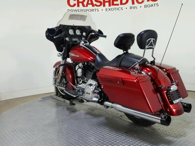 1HD1KBM12DB655704 - 2013 HARLEY-DAVIDSON FLHX STREE RED photo 6