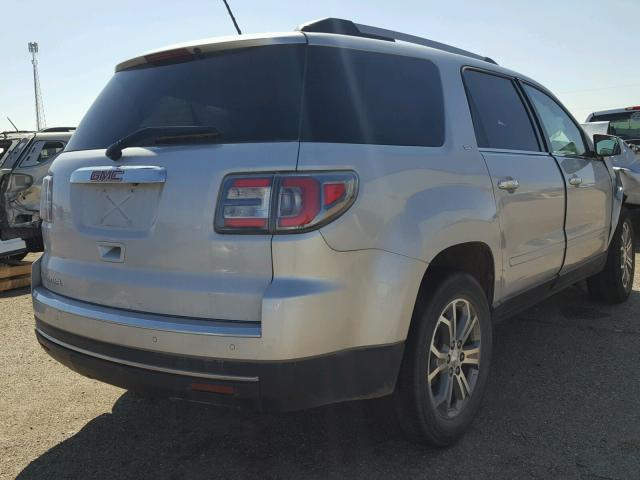 1GKKRRKD5FJ142158 - 2015 GMC ACADIA SLT SILVER photo 4