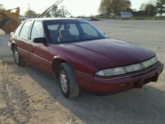 1G2WH54TXPF314528 - 1993 PONTIAC GRAND PRIX 勃艮第红 照片 1