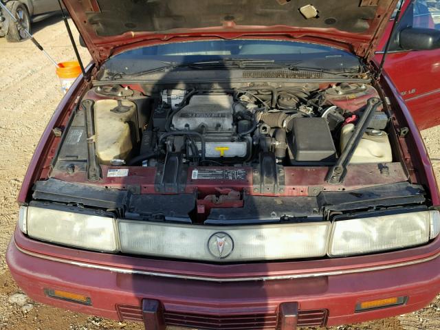 1G2WH54TXPF314528 - 1993 PONTIAC GRAND PRIX 勃艮第红 照片 7