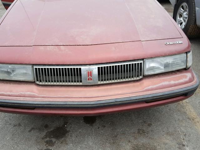 1G3AL54N1M6345037 - 1991 OLDSMOBILE CUTLASS CI 勃艮第红 照片 7