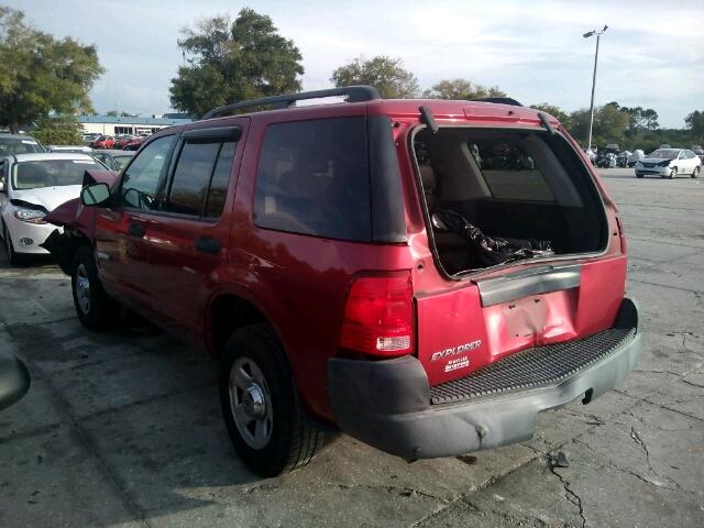 1FMZU62K03UC80492 - 2003 FORD EXPLORER X RED photo 3