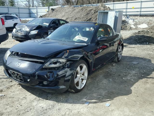 JM1FE173470207986 - 2007 MAZDA RX8 BLACK photo 2