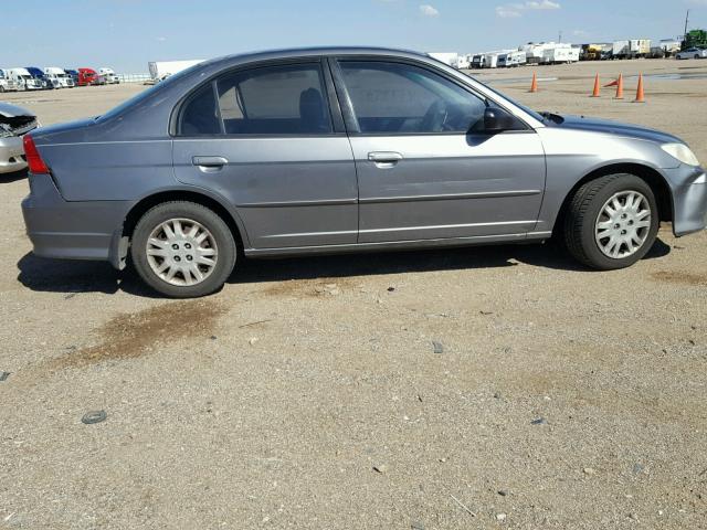 2HGES16574H516190 - 2004 HONDA CIVIC LX CHARCOAL photo 10