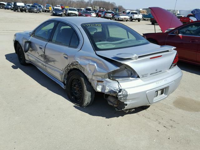 1G2NE52E05M221146 - 2005 PONTIAC GRAND AM S 银色 照片 3