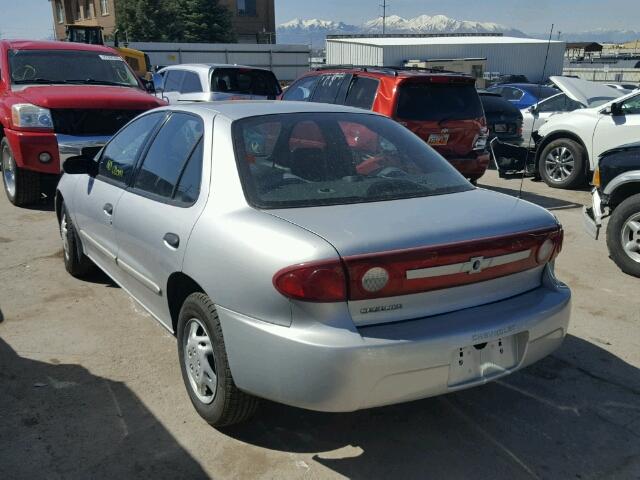 1G1JC52F537339187 - 2003 CHEVROLET CAVALIER GRAY photo 3