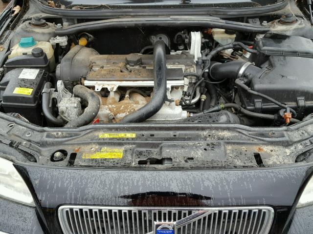 YV1SW592262573126 - 2006 VOLVO V70 2.5T BLACK photo 7