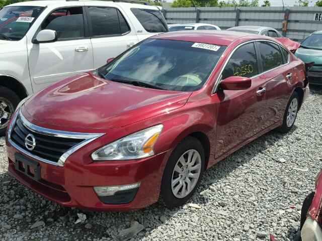 1N4AL3AP1EN254101 - 2014 NISSAN ALTIMA 2.5 RED photo 2