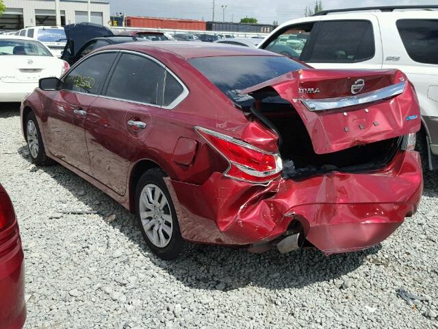 1N4AL3AP1EN254101 - 2014 NISSAN ALTIMA 2.5 RED photo 3