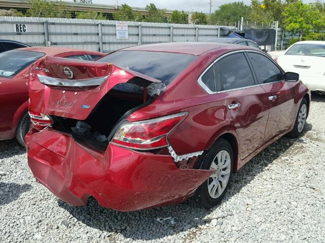 1N4AL3AP1EN254101 - 2014 NISSAN ALTIMA 2.5 RED photo 4