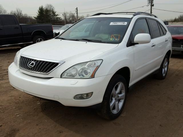 2T2HK31U08C050247 - 2008 LEXUS RX 350 WHITE photo 2