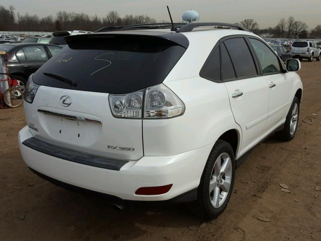 2T2HK31U08C050247 - 2008 LEXUS RX 350 WHITE photo 4