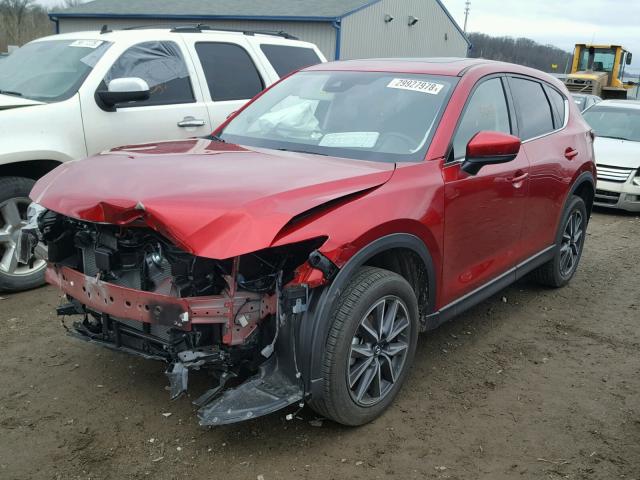 JM3KFBDLXH0170179 - 2017 MAZDA CX-5 GRAND RED photo 2