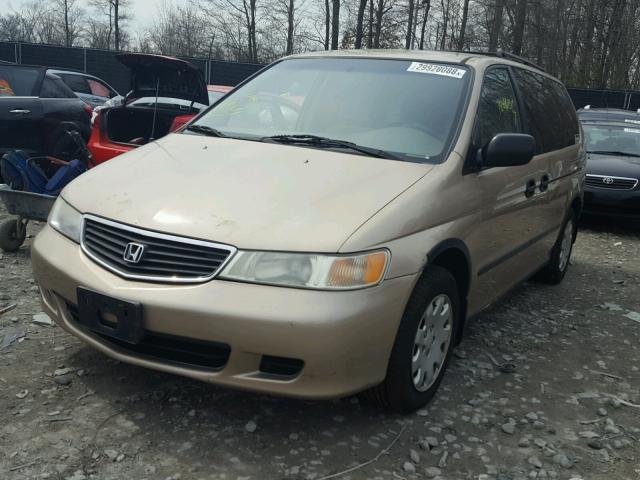 2HKRL18571H500570 - 2001 HONDA ODYSSEY LX TAN photo 2