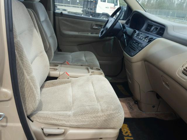 2HKRL18571H500570 - 2001 HONDA ODYSSEY LX TAN photo 5