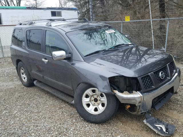 5N1AA08B94N713717 - 2004 NISSAN ARMADA SE GRAY photo 1