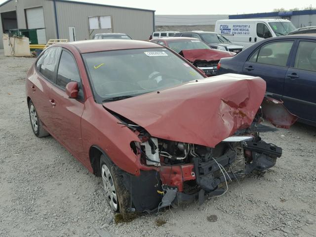 KMHDU4AD0AU957801 - 2010 HYUNDAI ELANTRA BL RED photo 1