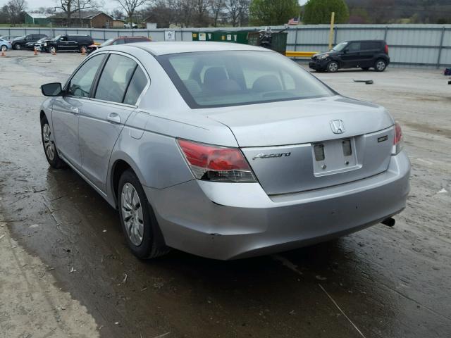 1HGCP26379A040171 - 2009 HONDA ACCORD LX SILVER photo 3