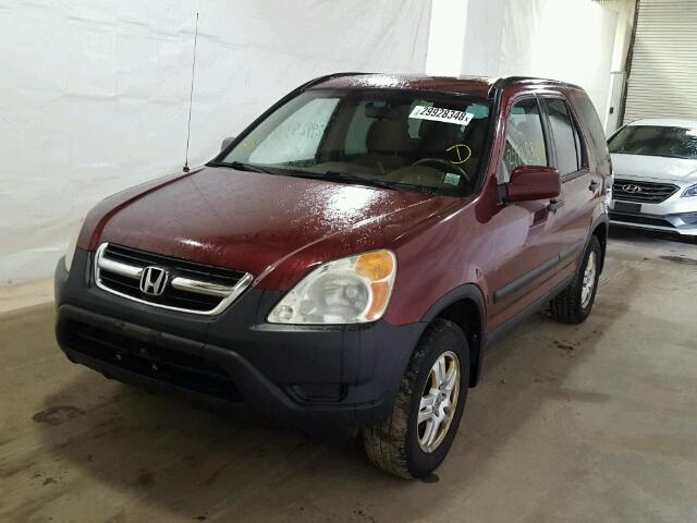 SHSRD78824U255148 - 2004 HONDA CR-V EX RED photo 2