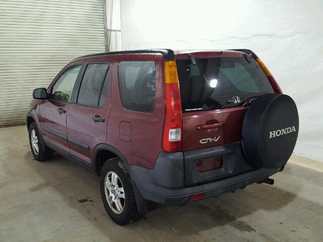 SHSRD78824U255148 - 2004 HONDA CR-V EX RED photo 3