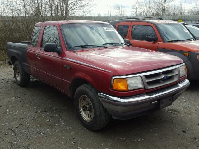 1FTCR14X7PPA62559 - 1993 FORD RANGER SUP RED photo 1