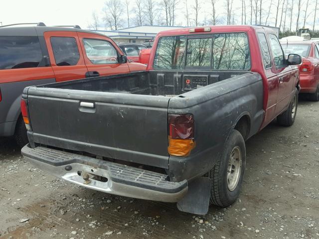 1FTCR14X7PPA62559 - 1993 FORD RANGER SUP RED photo 4