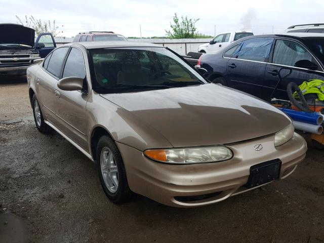 1G3NL52E82C190957 - 2002 OLDSMOBILE ALERO GL GOLD photo 1