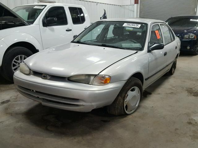 1Y1SK52822Z417214 - 2002 CHEVROLET GEO PRIZM 银色 照片 2