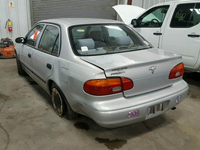 1Y1SK52822Z417214 - 2002 CHEVROLET GEO PRIZM 银色 照片 3