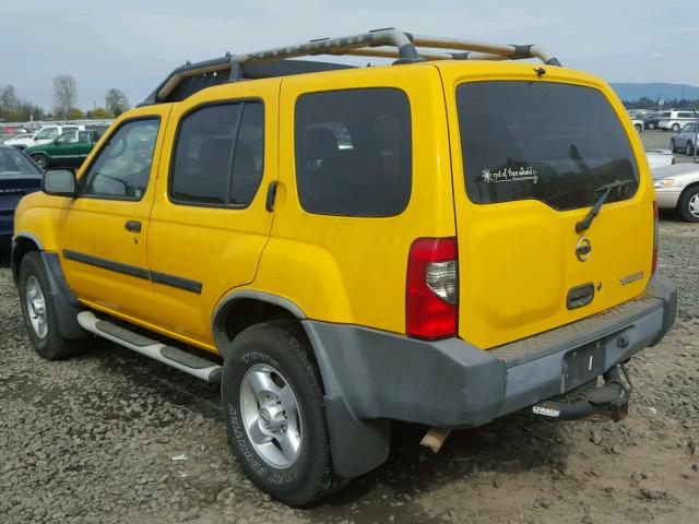 5N1ED28Y53C688656 - 2003 NISSAN XTERRA XE YELLOW photo 3