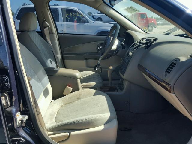 1G1ZT62815F180834 - 2005 CHEVROLET MALIBU MAX BLUE photo 5