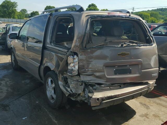 1GNDX33L16D157923 - 2006 CHEVROLET UPLANDER L 棕色 照片 3