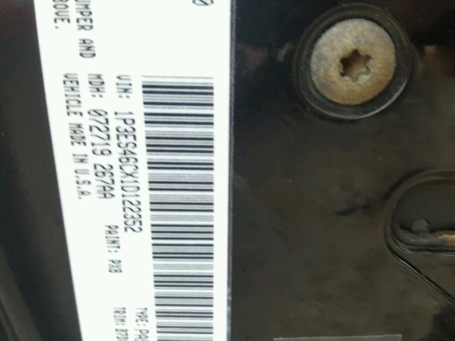 1P3ES46CX1D122352 - 2001 PLYMOUTH NEON BASE 黑色 照片 10