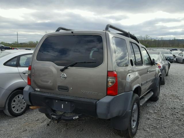 5N1ED28T83C689885 - 2003 NISSAN XTERRA XE BROWN photo 4