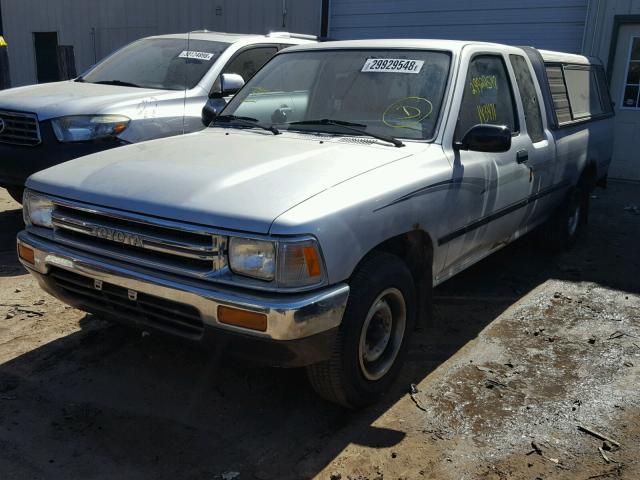 JT4RN93P0M5032137 - 1991 TOYOTA PICKUP 1/2 SILVER photo 2