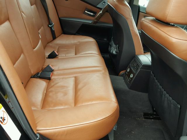 WBANB33525CN67418 - 2005 BMW 545 I BLACK photo 6