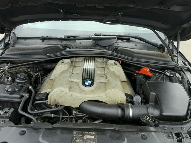 WBANB33525CN67418 - 2005 BMW 545 I BLACK photo 7