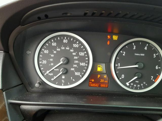 WBANB33525CN67418 - 2005 BMW 545 I BLACK photo 8